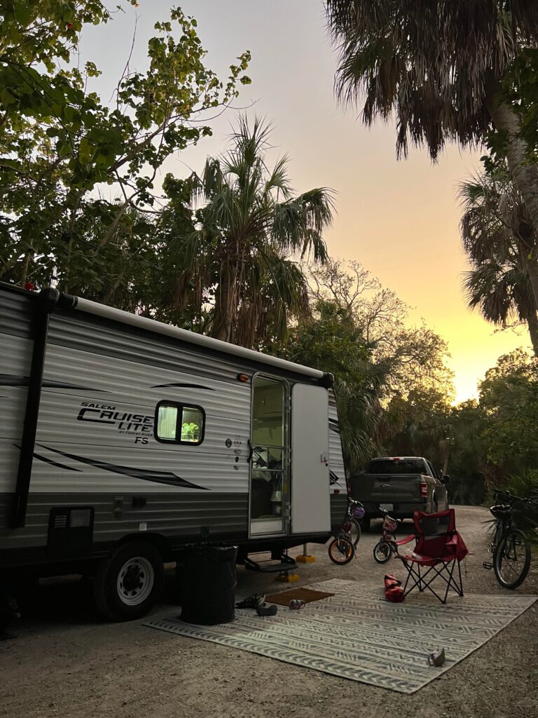 travel trailer camping