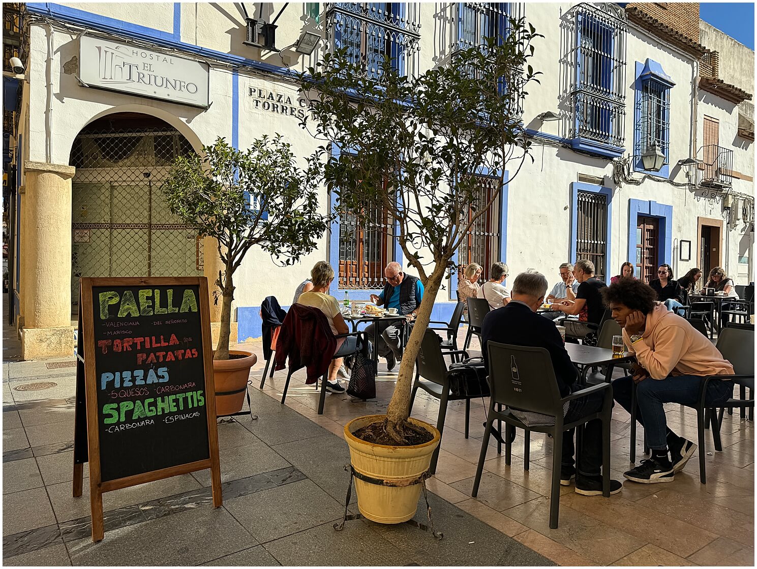 Typical Breakfast in Spain